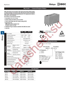 RQ2V-CN-A24 datasheet  